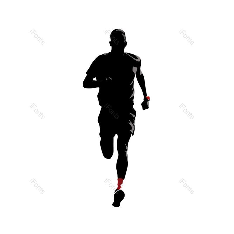 奔跑图片,插画元素,画画PNG,运动会免抠素材